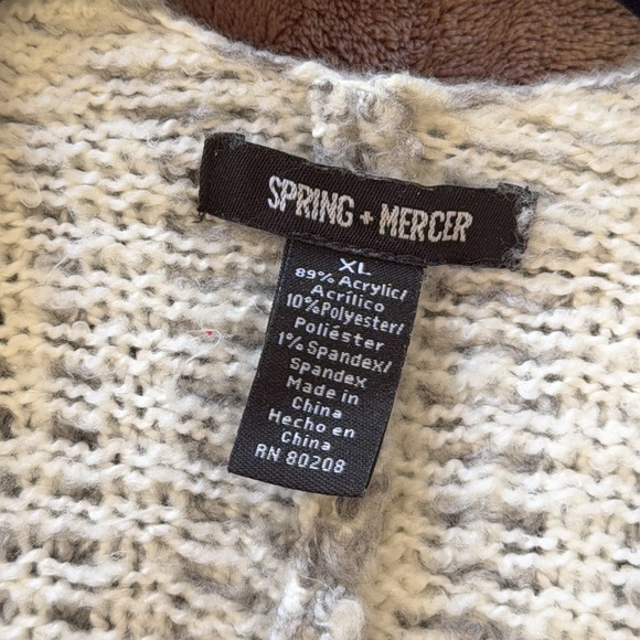 Spring and Mercer oversized XL knit cardigan - Picture 3 of 3